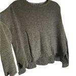 ZARA Knit green Metallic Sweater Size small Photo 0