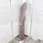 Victoria's Secret Victoria’s Secret Moda International Knit Sweater Maxi Dress Mauve Pink Small Photo 2