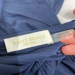 Ramy Brook  Gwyneth Plunge V-Neck Romper in Navy Blue Size 4 Photo 4