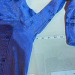 Powder River Women's Aztec Print Panhandle Pullover 1/4 Zip Sweatshirt Medium Blue Photo 4