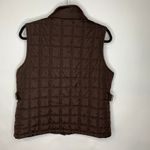 Weather Tamer Dark Brown Insulated Puffer Vest Sz Large Photo 5