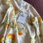 Cami NYC NWT Ronny One-shoulder Print Silk Blend Bodysuit in Orange Orchard Photo 5