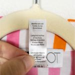 Beach Riot  Alexa Orange Pink Stripe Long Sleeve Swim Cover Up Women's Large / XL Photo 4