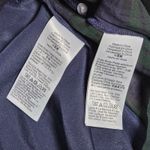 J.Crew Chiffon shirred-waist top in Black Watch tartan Cooper Green Blue 6 NWT Photo 5