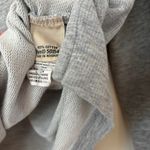 L.L. Bean Women’s Soft Rugby Shirt Pullover Quarter Button Size Small Gray Blue Photo 5