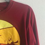 Disney  Crop Top Lion King Hakuna Matata Raw Hem Long Sleeves Sweatshirt Sz M GUC Photo 8
