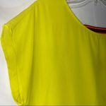 CARAMELA  Lime Green Short Sleeve Top Small Photo 1