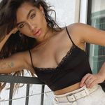 Princess Polly OLD SCHOOL LOVE CROP TOP BLACK size 4 nwot SOLD OUT Photo 4