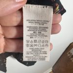 Free People Lady Lou Embroidered Printed Blouse Women M Black Red Boho Aztec Photo 6