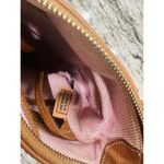 Dooney & Bourke Dillen Letter Carrier Caramel Color Pebbled Leather Lightweight Photo 8
