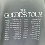 Laufey The Goddess Tour 2024 Exclusive Merch Cutoff Hoodie Sweatshirt Size L Blue Size L Photo 5