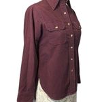 Woolrich Vintage 70's  Woman Flannel shirt in plum color size small Photo 4