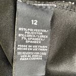 Karina Black Metallic Shimmer Dress Size 12 Photo 6