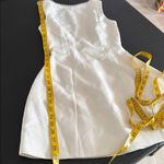 Babyboo Chic White Sleeveless Mini Dress Photo 5