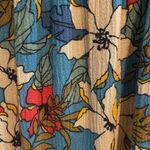 Natural Life  Empire Waist Boho Cottagecore Floral Dress Midi Maxi Blue S Flowy Photo 4