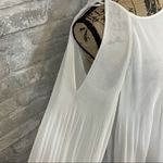 ZARA  Cold Shoulder Sheer Pleated Blouse Photo 2