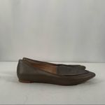 Madewell  Calf Hair Pointed Toe‎ Slip On Loafers in Grey Size 8 Photo 2