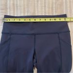 Lululemon  Home Stretch Crop 19” Mesh Sheer Leggings Midnight Navy Blue 4 W6AL8S Photo 9