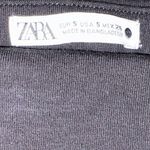 ZARA  Knit High‎ Neck Tank Top in Black - Size Small Photo 2