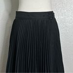 Chicwish NWT  Black High-Waisted Full Pleated Maxi Skirt, Sz Small Photo 3