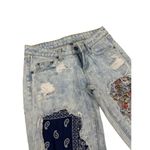 Car Mar blue womens patch work jeans pants denim size 23 SKU 3539 Photo 4