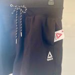 Reebok  Women Black Slim Fit Sweat Skirt with Drawstring Sz S Photo 1
