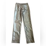 Wilfred Aritzia The Melina Faux Leather Pants Women’s 2 Chocolate Brown Straight Photo 6