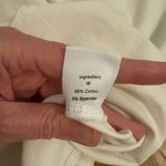 Sheiugu White Short Sleeve Bodysuit size Small Photo 5