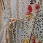 Johnny Was  Winery Floral Animal Print Wrap Sleep Robe Size M Photo 6