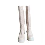Paloma Barceló Soft Leather Boots in cream 40 Size 9.5 Photo 2