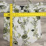 Inc international Concepts White, Black & Yellow Floral Print Cold Shoulder Top Photo 11