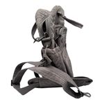 Lug Mini Puddle Jumper Quilted Crossbody Convertible Tote Brushed Pearl Grey Gray Photo 1