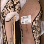 Clarks Clark’s Taupe Snake Heels Photo 2