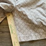 Mario Serrani  Italy Size 8 Comfort‎ Stretch Chino Shorts Tan Geometric Print Photo 2