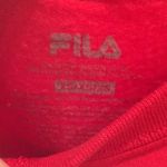 Urban Outfitters Fila x uo  logo sleeve red sweatshirt xs Photo 1