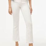 J.Crew factory flare crop jeans signature stretch white denim bx545 women p31 Photo 0