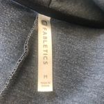 Fabletics Fleece Open Cardigan Sz. M Black Shawl Cascading Front Loungewear Photo 3