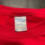 McDonalds ugly Christmas crewneck sweatshirt Christmas tree plus size 2XL Red Photo 1