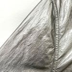 Lululemon Get Stellar Jacket Titanium Foil Windbreaker Hood Silver Size 10 Photo 2