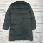 J. Crew Black Long Line Puffer Coat Women's Med Photo 1