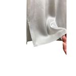 Acrobat 100% Silk Blouse Silver Size S Photo 8