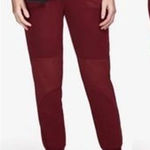 FIGS  Disney Maroon‎ Scrub Bottoms Extra Small XS Mickey Mouse Burgundy Joggers Photo 0