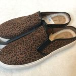 Women’s Leopard Print Casual Twin Gore Mule Slip on Shoes Size 10 Brown Photo 7