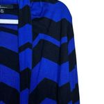 Calessa Cardigan Womens Medium Multicolor Chevron Print Open Sweater Photo 2