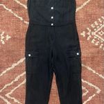 Avec Les Filles Anthropologie Women’s Cargo Jump suite Black size 2 Photo 2