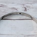 Vintage Bracelet Silver Tone Bangle 8" Photo 5