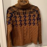 John + Jenn  Men's Brown and Black Turtleneck Sweater Photo 4