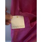 Dana Buchman  Silk Dress Vintage Size 14 Bright Pink Straps Cocktail Formal NEW Photo 2