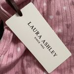 Laura Ashley  Pink Polka Dot Knit Dress Photo 2