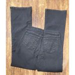 NYDJ  Womens Jeans Bootcut Black Denim Zip Bead Back Pockets Stretch Size 8 Photo 4
